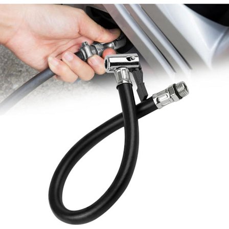 Slange til dækventilforlænger, reservedelsslange til bildæk, slange til dækventilpumpe, luftkompressorer til cykler, luftkompressorer