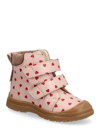 Boots - Flat - With Velcro Pink ANGULUS