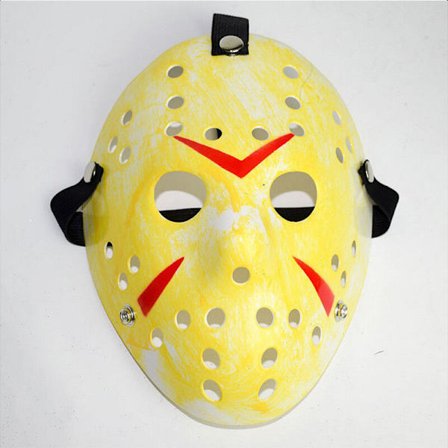 Halloween-fest Jason Voorhees malet hockeymaske-FF-