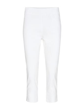 Sc-Lilly Bottoms Trousers Capri Trousers White Soyaconcept