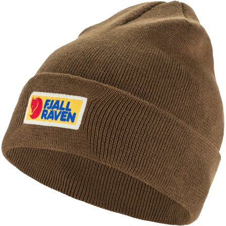Fjällräven Vardag Classic Beanie OneSize - Lapset - Dark Oak - Lippikset, Hattuut ja pipot
