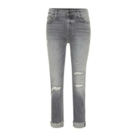 Mother Jeans , Grijs , Dames , Maat: W28