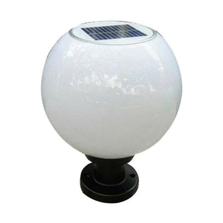 Led 200mm Solar Vegglampe Utendørs Rund Ball Rundt Lys [LGL]