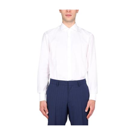 Hugo Boss Formal Shirts vit, Herr, Herr, Storlek: 3XL