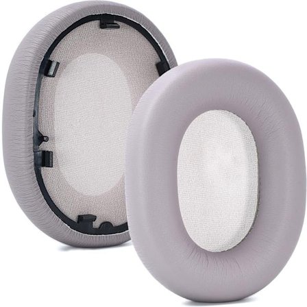 Korvaavat korvatyynyt Sony WH-1000XM5 -kuulokkeille, pehmeät proteiininahkaiset muistivaahtomuovityynyt Pink