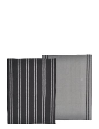 Viskestykke 50X70 Soft Black 2 Stk. Black Södahl