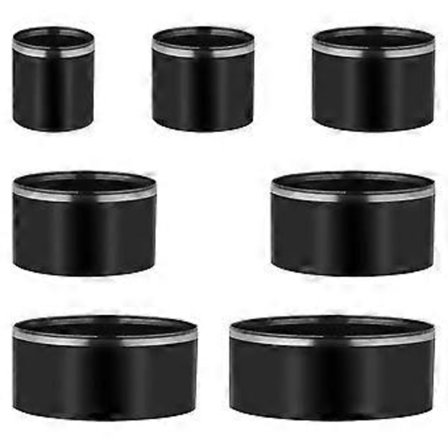 7 Størrelser Hullstans Sett Lær Sirkel Kutter Verktøysett Rund Hullstans 20mm - 50mm Hul Stans Skjæreverktøysett-FM-