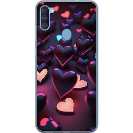 Yhteensopiva Puhelinkuori Samsung Samsung Galaxy A11 KeskiyönSydämet