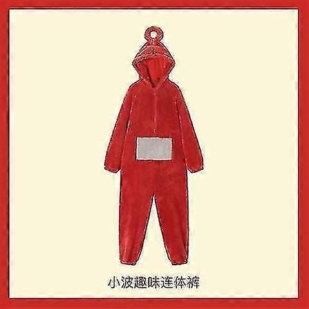 Ny Teletubbies Kostym Vuxna Lala Tinky Winky Onesies Cosplay Jul Pyjamas Halloween Djur Sovkläder Jumpsuit-Xin