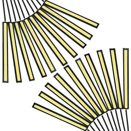 20X 12V Vanntett DRL LED-Stripslys Barer Bobil Campingvogn Båt Cob-Hvit
