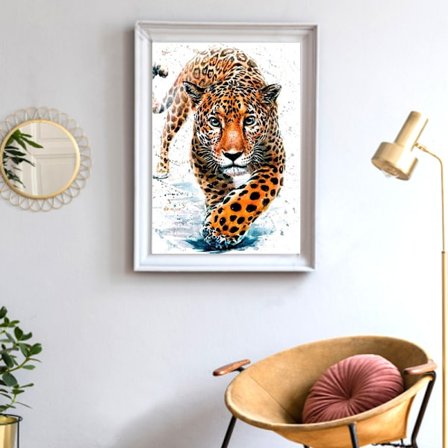 Nyt 5D Diamantmaleri Dyr Fuld af Diamanter Gammel Krystalmaling