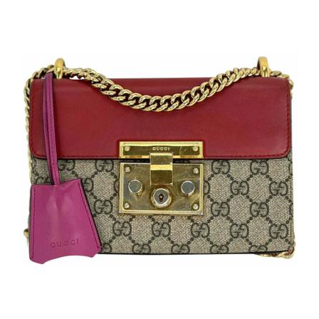 Gucci Vintage, Pre-owned Shoulder Bag Bruin, Dames, Maat:ONE Size,leather