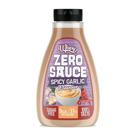 Wispy Nutrition Zero Sauce Spicy Garlic 440 g, Helse & Madvarer, Dressing & Saucer, Øvrigt