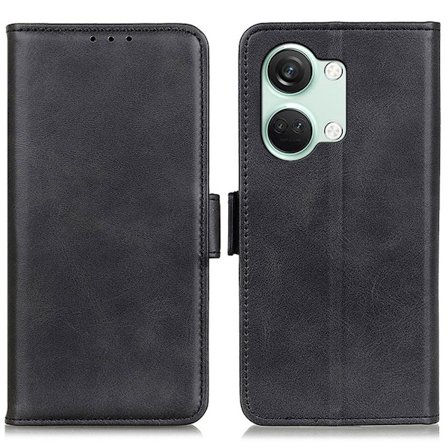 SKALO OnePlus Nord 3 5G / Ace 2V Premium Wallet Flip Cover - Sort