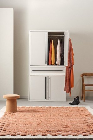 Jotex - Garderob MDF Beige/svart KLÖVERDAL - Köp Garderober hos Jotex