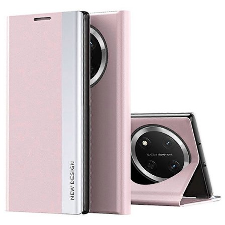 Honor Magic7 Lite 5G/X9c 5G/X60 Pro 5G Kotelo Pudotussuoja PU-nahkainen puhelinkotelo jalustalla Pinkki