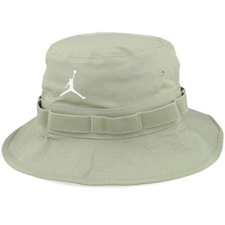 Jordan - Jordan Apex Jumpman Medium Khaki/Sail Bucket Bucket Green Hat - @ Hatstore