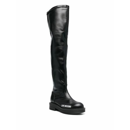 Love Moschino, Over-knee Boots Czarny, Kobieta, Rozmiar: 41 EU