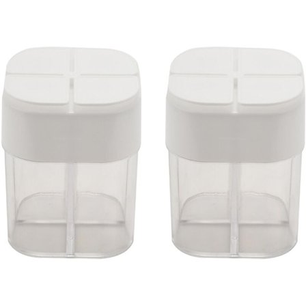 2 stk. krydderibokse, 4 rum krydderiglas, rejse saltboks til køkken picnic restaurant, til salat bøf grill osv.