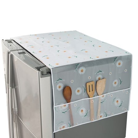 Vaskemaskine Organizer, Skridsikkert Stof Top Cover til Vaskemaskine Tørretumbler