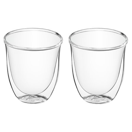 Delonghi Cappuccinoglass 2-pakning, 270 ml