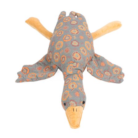 Goose Goose Djur Rose -kuvioinen pehmeä, mukava söpö hanhi pehmotyyny lelu kotiin sänkyyn sohvalle vihreä