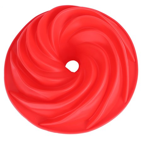 Spiral tårtform Silikon Choklad Kex Cupcake Form Fondant DIY tårtverktyg