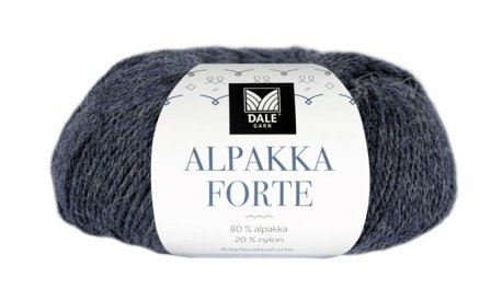 Dale Garn Alpakka Forte Indigo-Melert 708, 50g