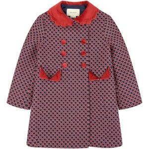 Kids - Gucci Smart jacquard knit coat 10 years - Coats and jackets - 10 years - Red - Mädchen
