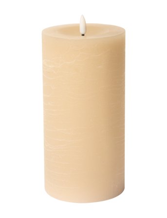 C'est Bon | Rustic Finish Led Pillar Candle | H20CM