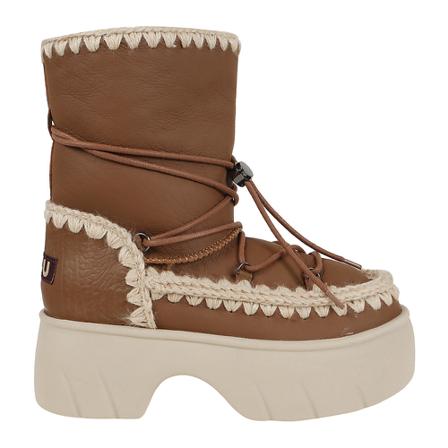 Mou, Eskimo Snow Boots twist short Bruin, Dames, Maat:41 EU
