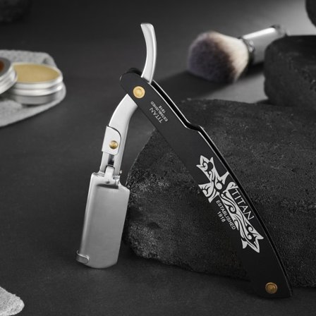 Hieroglyphic Straight Razor for Disposable Blades for Men - Straight razors
