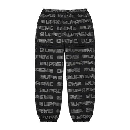 Supreme, Cropped Trousers Zwart, Heren, Maat:L
