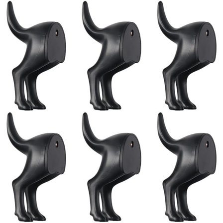 6 kpl Luovia Häntä Keittiön Pieni Koukku Seinälle Ripustettava Koukku, Muovi Koristelu Luovat Häntä Koukut, Monikäyttöinen Seinäkoukku, Lepakko