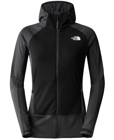 The North Face W Bolt Polartec Hooded Asphalt Grey-TNF Black