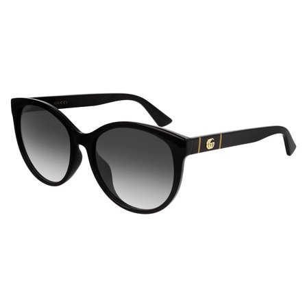 Gucci - GG 0636SK 001 5617 i Sort Acetate