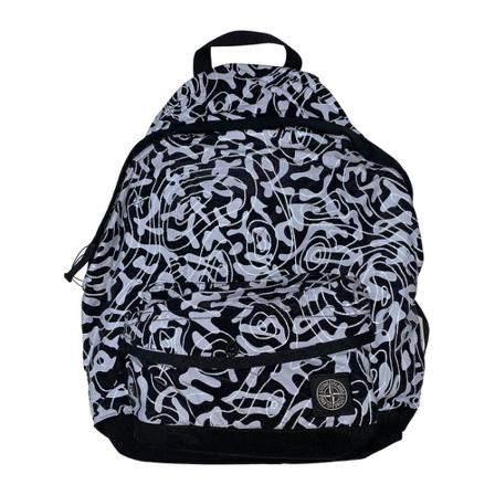 Stone Island, Backpacks Zwart, Heren, Maat:ONE Size