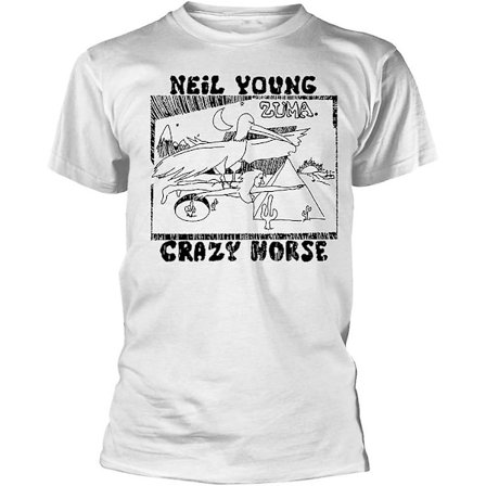 Neil Young 'zuma' (vit) T-shirt