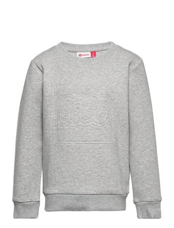 Lwsky 100 - Sweatshirt Sweatshirt Trøje Grå Lego Wear