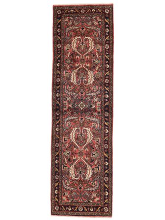 Oriental Mehraban Rug 82X285 Runner Dark Red/Black Wool, Persia