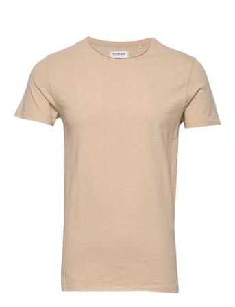 Konrad Slub S/S Tee T-shirt Beige Gabba