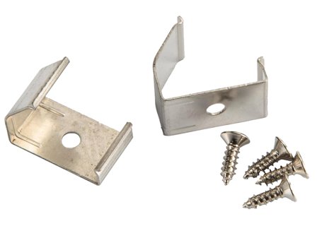 ThorgeOn Monteringsklips til lyslist vegg 2pk