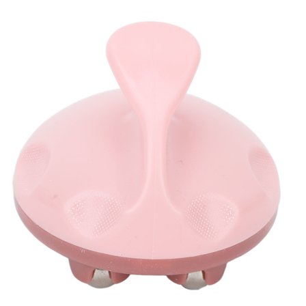 Håndholdt massageapparat 7 kugler 360 graders roterbar ABS stål bærbar kompakt rullebold massageapparat til massage afslapning pink