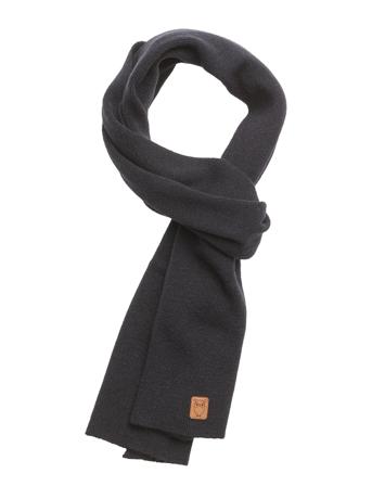 Organic Wool Scarf - Gots Blue Knowledge Cotton Apparel