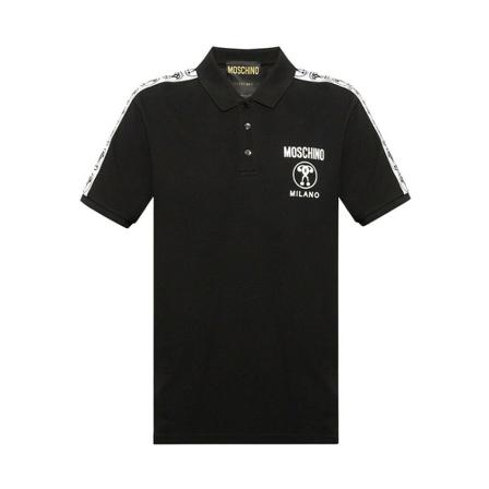 Moschino Polo shirt with logo Sort, Herre