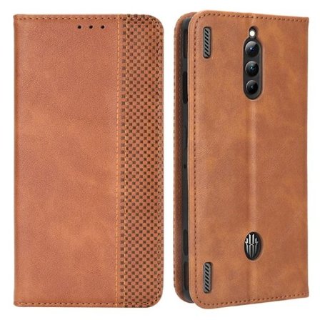 Bofink Vintage ZTE nubia Red Magic 8 Pro Plus / 8 Pro Läderfodral - Brun