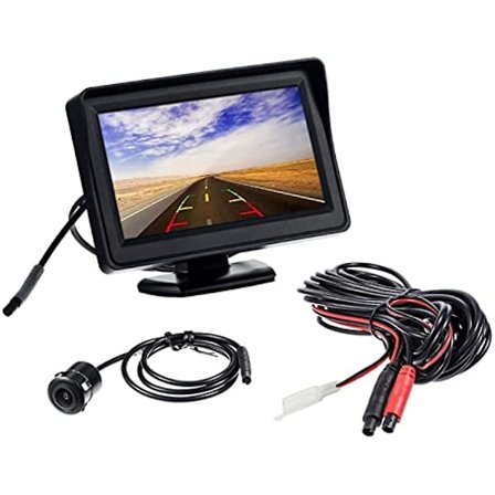 5 tommer TFT LCD Bakke Kamera Bil Bakke System + HD Parkeringskamera Til Lastbil Pickup Bil Bakke Sikkerheds Monitor Og Vandtæt