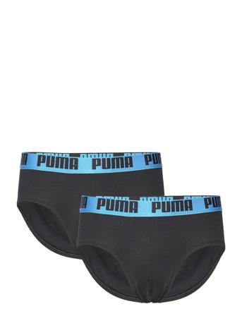 Puma Basic Brief 2P Underbukser Y-frontunderbukser Svart PUMA*Betinget Tilbud