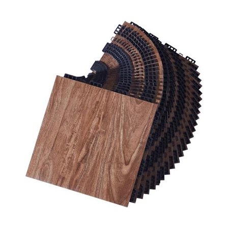 Dansefliser - DUOKU - HJLVT24120-25 - 25 Styk - 12,4 x 12,4 tommer - Polstret