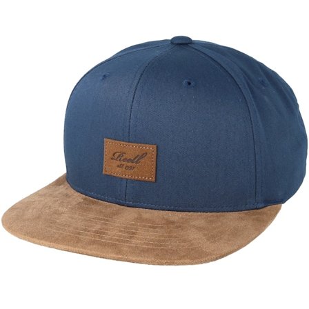 Reell - Suede Navy Snapback Snapback Blue Cap - @ Hatstore